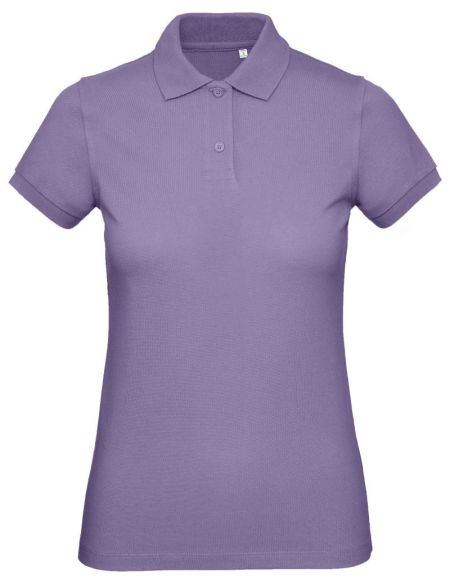 Damen-Piqué-Poloshirt aus Bio-Baumwolle Inspire Polo Millennial Flieder
