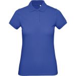 Damen-Piqué-Poloshirt aus Bio-Baumwolle Inspire Polo Kobaltblau