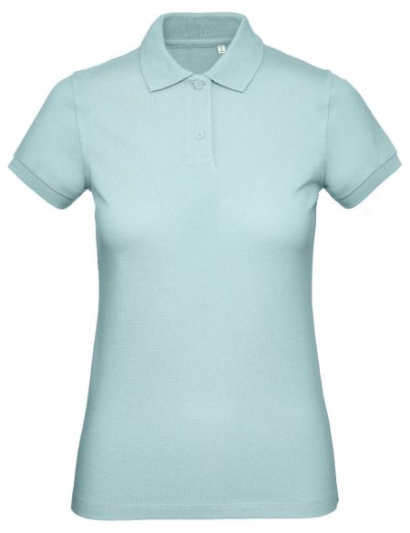 Damen-Piqué-Poloshirt aus Bio-Baumwolle Inspire Polo Millennial Mint
