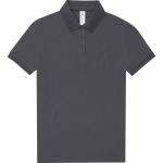Damen-Piqué-Poloshirt aus schwerer Baumwolle My Polo 210 Damen Dunkelgrau