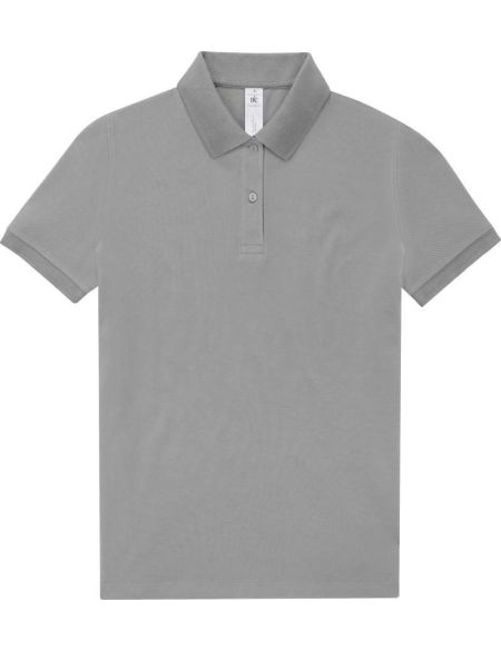 Damen-Piqué-Poloshirt aus schwerer Baumwolle My Polo 210 Damen weiß