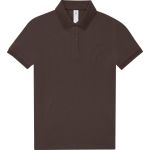 Damen-Piqué-Poloshirt aus schwerer Baumwolle My Polo 210 Damen Röstkaffee