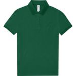 Damen-Piqué-Poloshirt aus schwerer Baumwolle My Polo 210 Damen Efeugrün