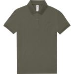 Damen-Piqué-Poloshirt aus schwerer Baumwolle My Polo 210 women camo green