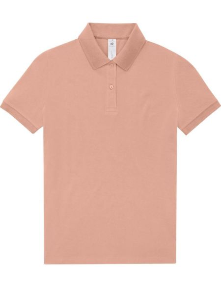 Damen-Piqué-Poloshirt aus schwerer Baumwolle My Polo 210 Damen Nude