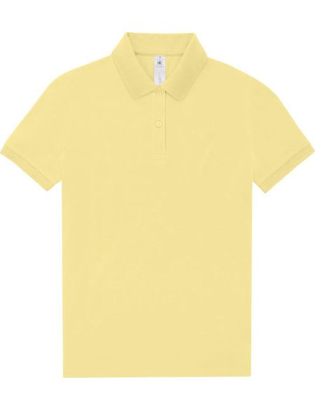 Damen-Piqué-Poloshirt aus schwerer Baumwolle My Polo 210 Damen Amalfigelb