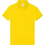 Damen-Piqué-Poloshirt aus schwerer Baumwolle My Polo 210 Damen sanftes Gelb