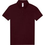 Damen-Piqué-Poloshirt aus schwerer Baumwolle My Polo 210 Women Heather Burgundy