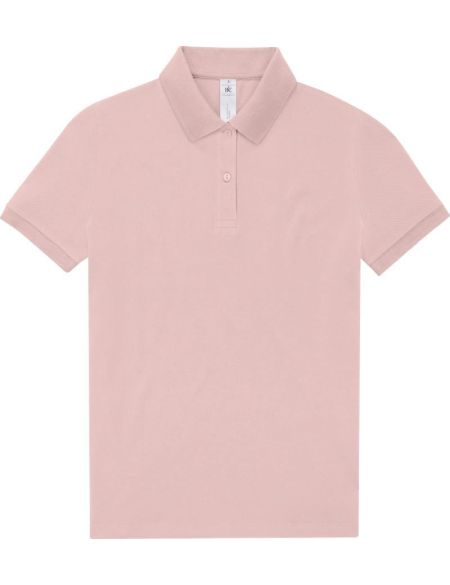 Damen-Piqué-Poloshirt aus Bio-Baumwolle Inspire Polo in Blush Pink