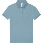 Damen-Piqué-Poloshirt aus Bio-Baumwolle Inspire Polo amalfiblau