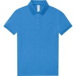 Damen-Piqué-Poloshirt aus Bio-Baumwolle Inspire Polo Seeblau