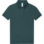 Damen-Poloshirt aus Piqué-Bio-Baumwolle Inspire Polo Amalfi-Petrol