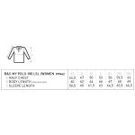 Damen-Pique-Poloshirt mit langen Ärmeln My Polo 180 LSL Damen weiß