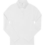 Damen-Pique-Poloshirt mit langen Ärmeln My Polo 180 LSL Damen weiß