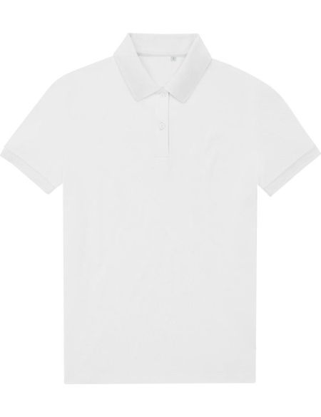 Damen-Sportpoloshirt My Eco Polo 65/35 Damen weiß