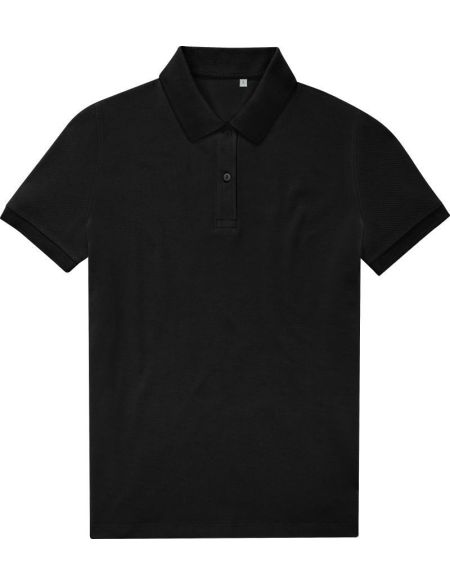 Damen-Sportpoloshirt My Eco Polo 65/35 Damen schwarz