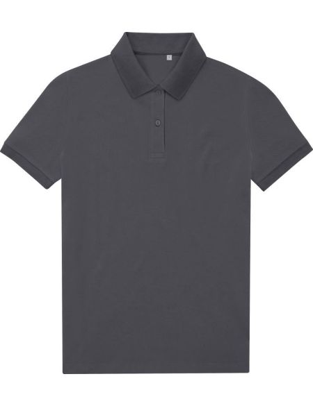 Damen-Sportpoloshirt My Eco Polo 65/35 Damen dunkelgrau