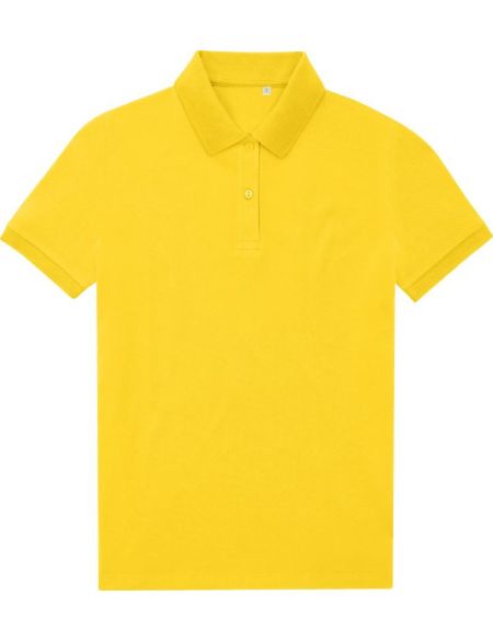 Damen-Sportpoloshirt My Eco Polo 65/35 Damen Pop-Gelb