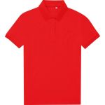 Women's sports polo shirt My Eco Polo 65/35 women pop tomato