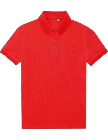 Damen-Sportpoloshirt My Eco Polo 65/35 Damen rot