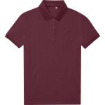 Damen-Sportpoloshirt My Eco Polo 65/35 Burgunderrot