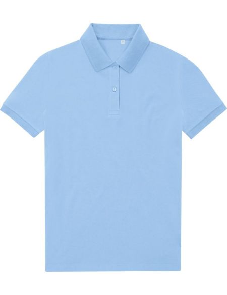 Sportliches Damen-Poloshirt My Eco Polo 65/35 Lotusblau