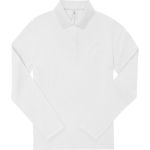 Polokošile dámská piqué s dlouhým rukávem z těžké bavlny My Polo 210 LSL women white