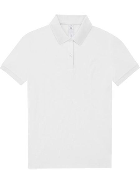Damen-Poloshirt Piqué My Polo 180 Damen weiß