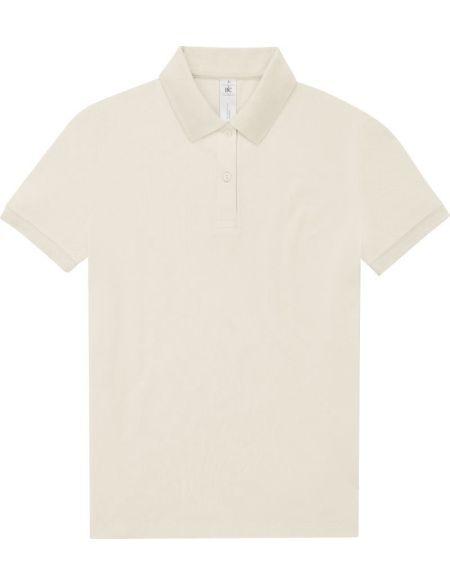 Damen-Poloshirt Piqué My Polo 180 Damen Offwhite