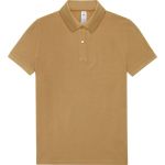 Damen-Poloshirt Piqué My Polo 180 Damen Meta Gold