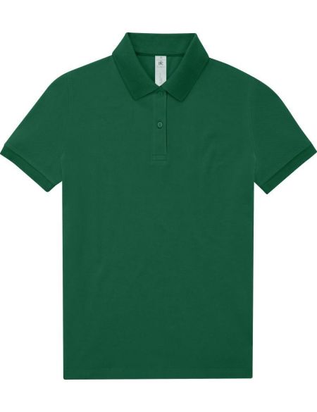 Damen-Poloshirt Piqué My Polo 180 Damen Efeugrün
