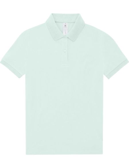 Damen-Poloshirt Piqué My Polo 180 Damen Blush Mint
