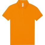 Damen-Poloshirt Piqué My Polo 180 Damen Meta Orange