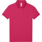Damen-Poloshirt Piqué My Polo 180 Damen Meta Fuchsia