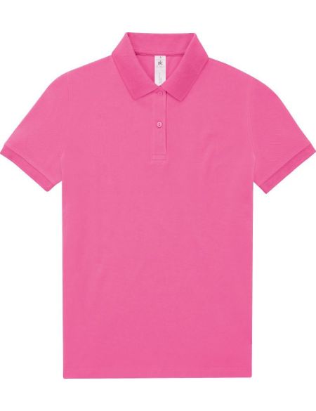 Damen-Poloshirt Piqué My Polo 180 Damen Lotusrosa