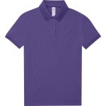 Damen-Poloshirt Piqué My Polo 180 Damen strahlend lila