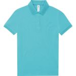 Damen-Poloshirt Piqué My Polo 180 Damen Meta Türkis