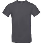 T-Shirt aus schwerer Baumwolle E190 in Dunkelgrau