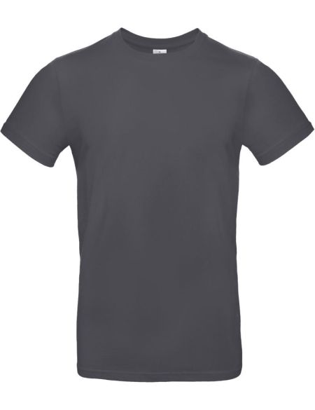 T-Shirt aus schwerer Baumwolle E190 in Dunkelgrau