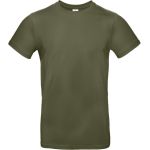Urbanes Khaki-T-Shirt E190 aus schwerer Baumwolle