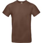 T-Shirt aus schwerer Baumwolle E190 Schokolade