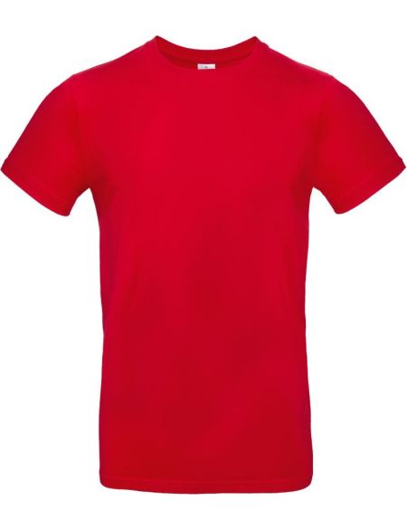 Schweres Baumwoll-T-Shirt E190 rot