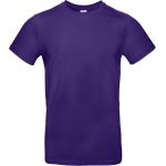 T-Shirt aus schwerer Baumwolle E190 in strahlendem Lila