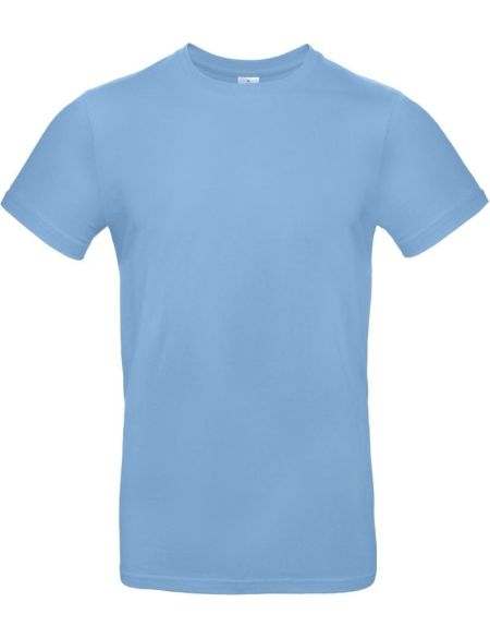T-Shirt aus schwerer Baumwolle E190 himmelblau