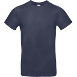 T-Shirt aus schwerer Baumwolle E190 in Marineblau