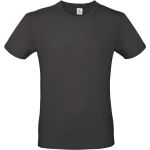 Leichtes Baumwoll-T-Shirt E150 in Schwarz