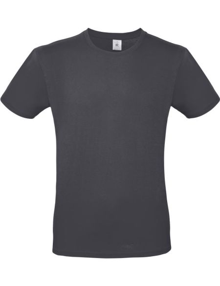 T-Shirt aus heller Baumwolle E150 Dunkelgrau