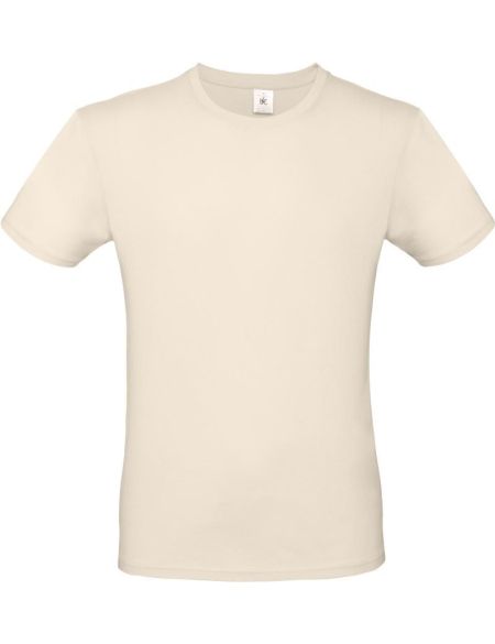 T-Shirt aus leichter Baumwolle E150 natur