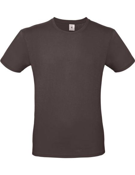 T-Shirt aus leichter Baumwolle E150 Bärenbraun