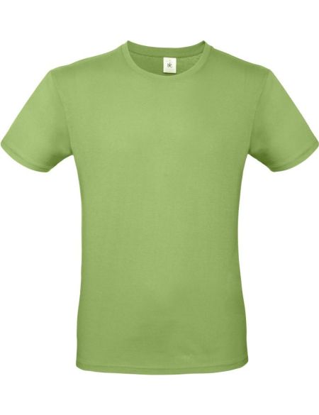 T-Shirt aus leichter Baumwolle E150 in Pistazienfarbe